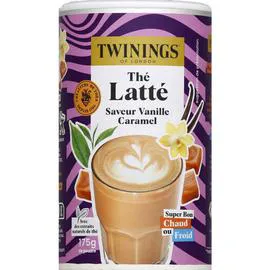 TWININGS Thé Latté saveur Vanille Caramel 175g