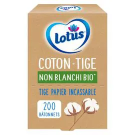 LOTUS Coton-tiges Bio l'unité
