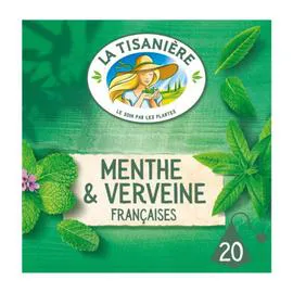 LA TISANIÈRE Infusion menthe verveine 24g