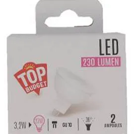 TOP BUDGET Ampoule LED Spot 35W GU10 x2