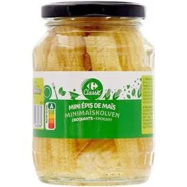 CARREFOUR CLASSIC' Mini épis de maïs 190g