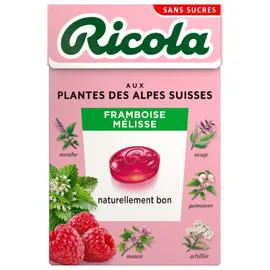 RICOLA Bonbons framboise mélisse sans sucres 50g
