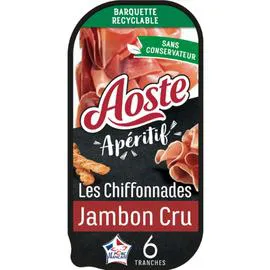 AOSTE Chiffonnades Jambon cru 80g