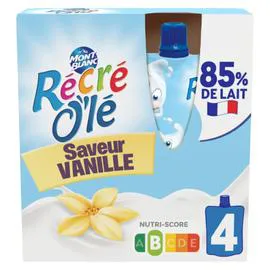 MONT BLANC Crèmes dessert vanille 4x85g