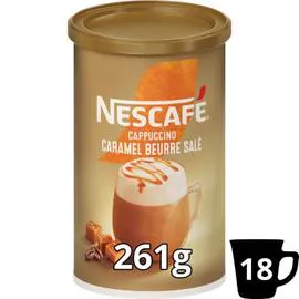 NESCAFÉ Cappuccino caramel beurre salé 261g