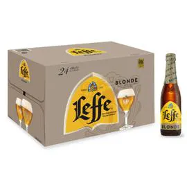 LEFFE Bière blonde 6,6% 24x33cl