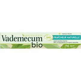 VADEMECUM BIO - Dentifrice Fraîcheur Naturelle goût menthe fraîche 75ml