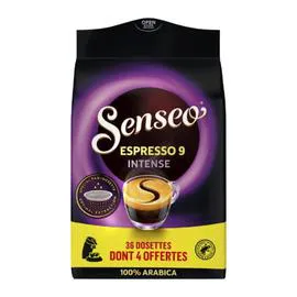 SENSEO Café dosettes espresso 9 intense 222g
