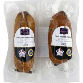 MONOPRIX GOURMET Saucisse de morteau cuite 240g