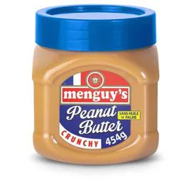 MENGUY'S Beurre de cacahuètes crunchy 454g
