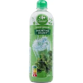 CARREFOUR CLASSIC' Sirop menthe 1,5l