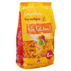CARREFOUR NO GLUTEN ! Pâtes penne rigate sans gluten 500g