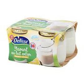 MARQUE REPÈRE, DÉLISSE Yaourts aromatisés Citron 4x125g