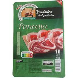 ITINÉRAIRE DES SAVEURS Saveur d'Italie - Pancetta 100g