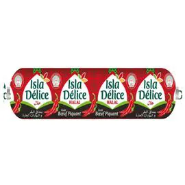 ISLA DÉLICE Saucisson halal goût boeuf piquant 500g