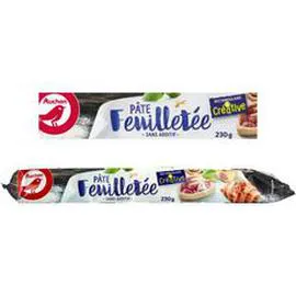 AUCHAN Pâte feuilletée rectangulaire 230g