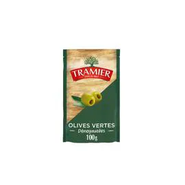 TRAMIER Olives vertes dénoyautées 100g