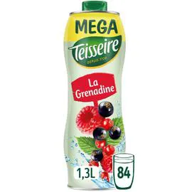 TEISSEIRE Sirop grenadine 1,3l