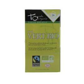 TOUCH ORGANIC Thé Vert Infusions Bio x24 48g