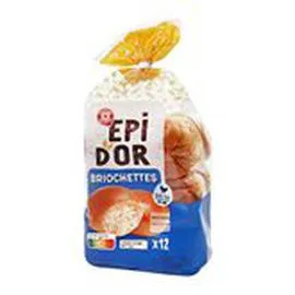 MARQUE REPÈRE, ÉPI D'OR Briochettes x12 480g