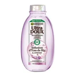 GARNIER, ULTRA DOUX Shampooing Lissant Infusion d'Eau de Riz & Amidon 200ml