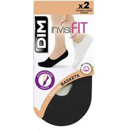 DIM Protège-Pieds Spécial Baskets Noirs T35/38 x2