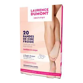 LAURENCE DUMONT Bandes de cire froide jambes & corps x20