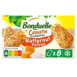 BONDUELLE Croustis de légumes butternut et potiron 305g