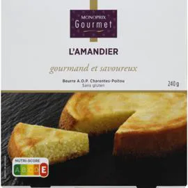 MONOPRIX GOURMET L'amandier gourmand et savoureux, sans gluten 240g