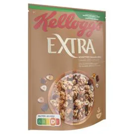 KELLOGG'S, EXTRA Céréales noisettes caramélisées 500g