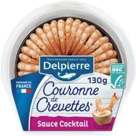 Couronne de crevettes ASC et sauce cocktail (130g)