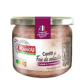 MONIQUE RANOU Confit de foie de volaille cuisiné à l'Armagnac 180g