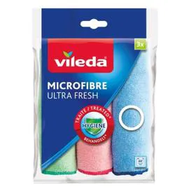 VILEDA Lavette Microfibre - Ultra Fresh x3 x4