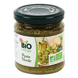 MARQUE REPÈRE, BIO VILLAGE Pesto vert Bio 185g