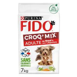 PURINA Croquettes pour chien croq mix adulte boeuf 7kg