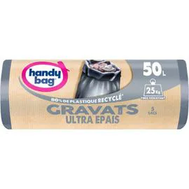 HANDY BAG Sac poubelle à gravats 50L x5