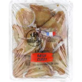 CARREFOUR LE MARCHÉ Samoussas boeuf curry 230g