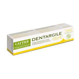 CATTIER Dentifrice à l'argile saveur citron Bio 75ml