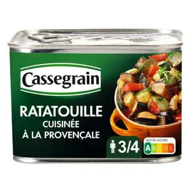 CASSEGRAIN Ratatouille cuisinée à la provençale 660g