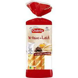 CHABRIOR Pains au lait aux pépites de chocolat 350g