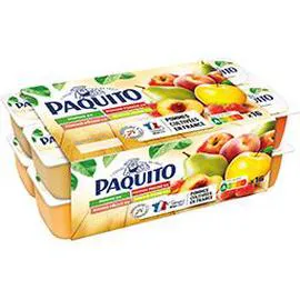 PAQUITO Dessert de fruits Panaché 16x100g