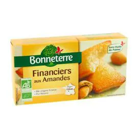 BONNETERRE Financiers Aux Amandes Bio 150g