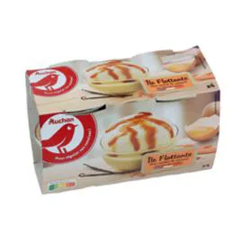 AUCHAN Ile flottante 4x100g