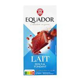 MARQUE REPÈRE, EQUADOR Chocolat au lait Doux et fondant 100g
