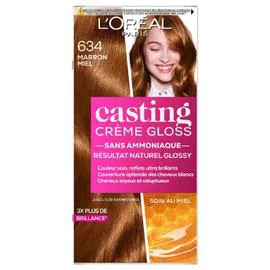 L'ORÉAL PARIS, CASTING Coloration Cheveux 6.34 Marron miel l'unité