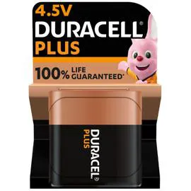 DURACELL Pile alcaline 4,5V/3LR12 Plus 100% X1 l'unité