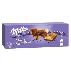 MILKA Gâteaux aux pépites de chocolat Choco Moelleux 140g