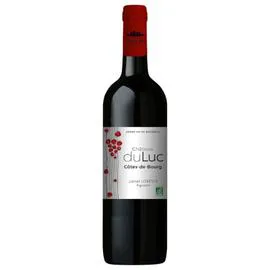 CHÂTEAU DU LUC Vin Rouge Bio AOC Côtes de Bourg 75cl