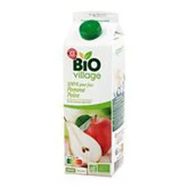 MARQUE REPÈRE, BIO VILLAGE Pur jus Bio Pomme poire 1l