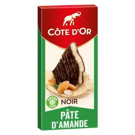 CÔTE D'OR Chocolat noir à la pâte d'amandes 150g
